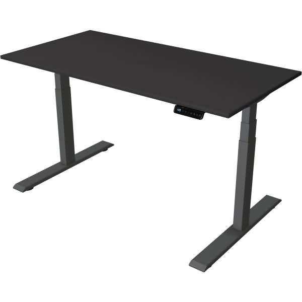 Steh-/Sitztisch SmartOffice elektrisch Fuß anthrazit 140x70x63-127cm anthrazit