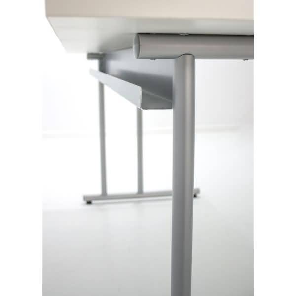 Schreibtisch SmartOffice C-Fuß-Gestell 100x60x75cm weiß