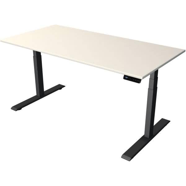 Steh-/Sitztisch Move 2 elektrisch Fuß anthrazit 160x80x63-127cm weiß