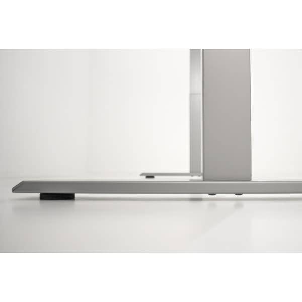 Steh-/Sitztisch Move 2 elektrisch Fuß silber 100x60x63-127cm anthrazit