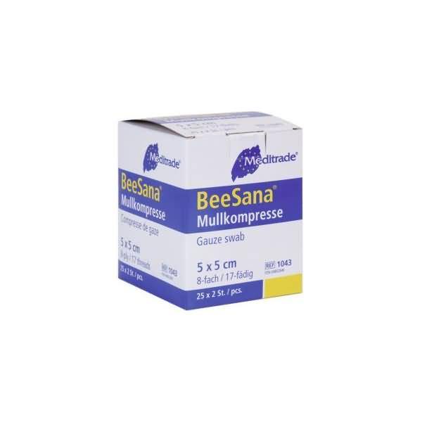 Mullkompresse 5x5cm VE=2x25 Stück