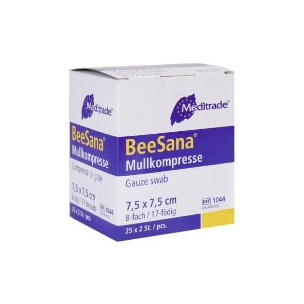 Mullkompresse 7,5x7,5cm VE=2x25 Stück