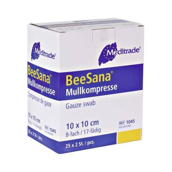 Mullkompresse 10x10cm VE=2x25 Stück