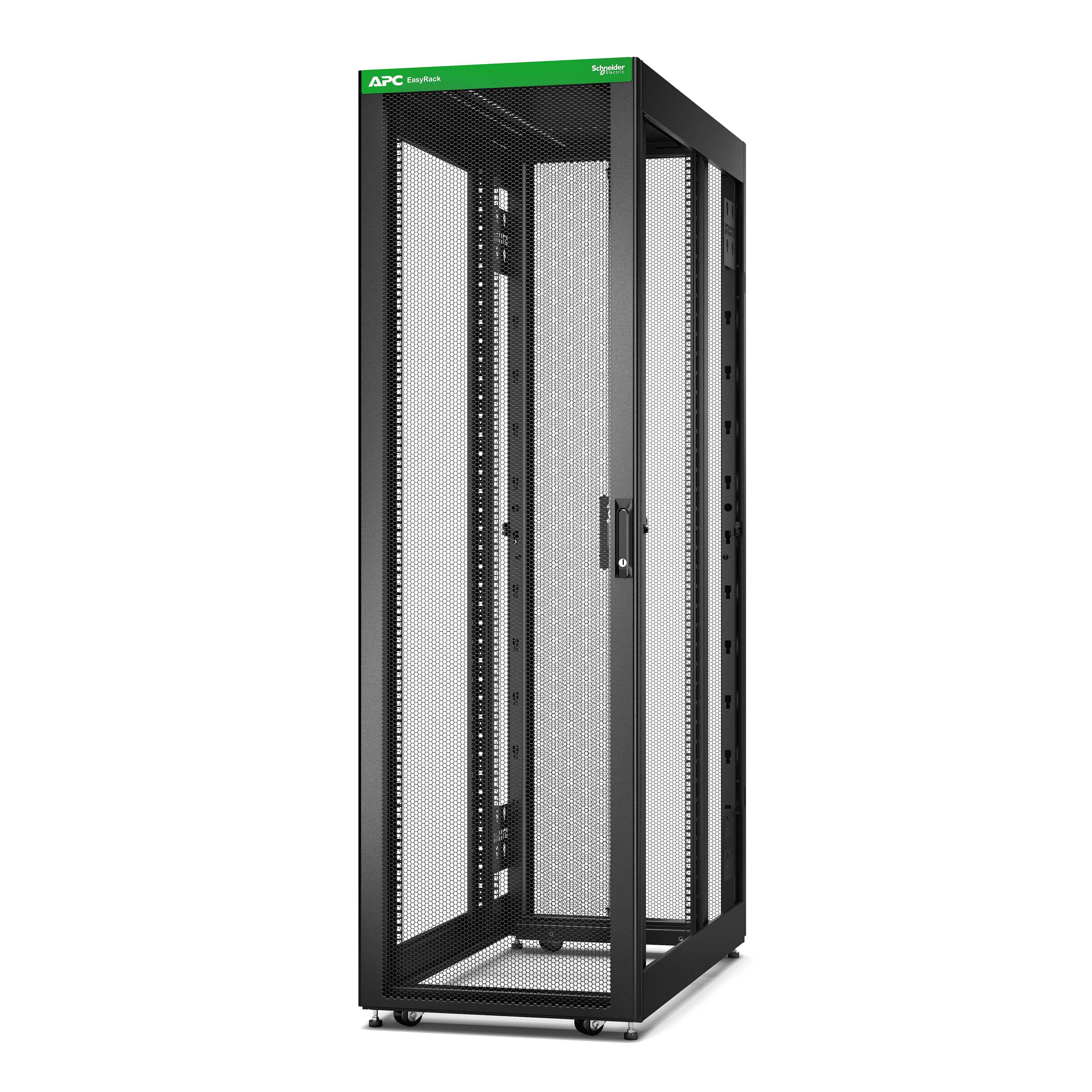 APC Easy Rack - Schrank Netzwerkschrank - Schwarz - 42HE - 48.3 cm (19")