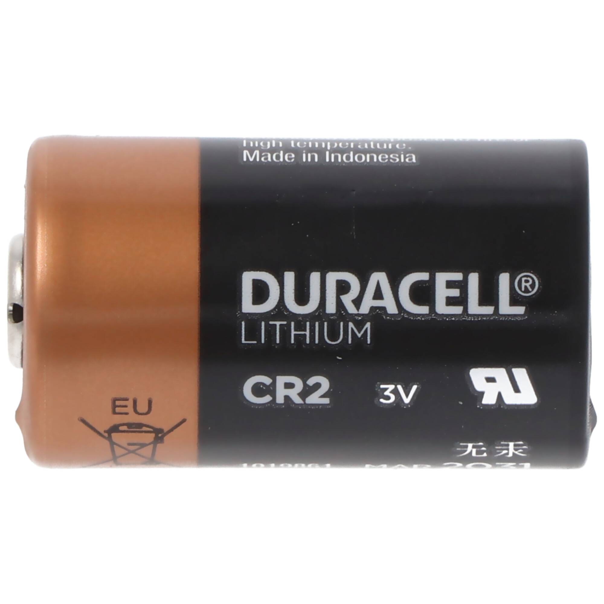 10x Duracell Photobatterie CR2 Lithium 3V max. 900mAh CR15H270