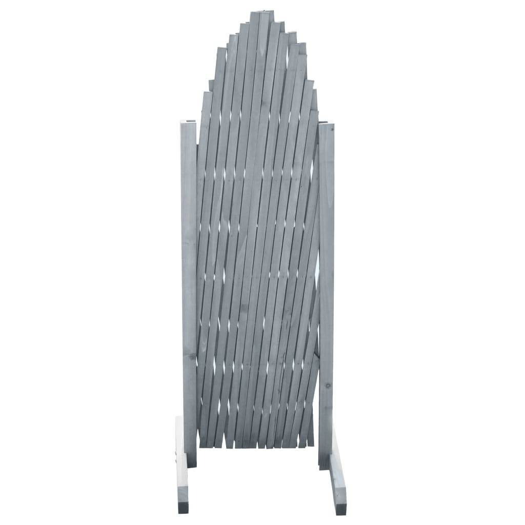 vidaXL Rankgitter Massivholz Tanne 1,8x1 m Grau