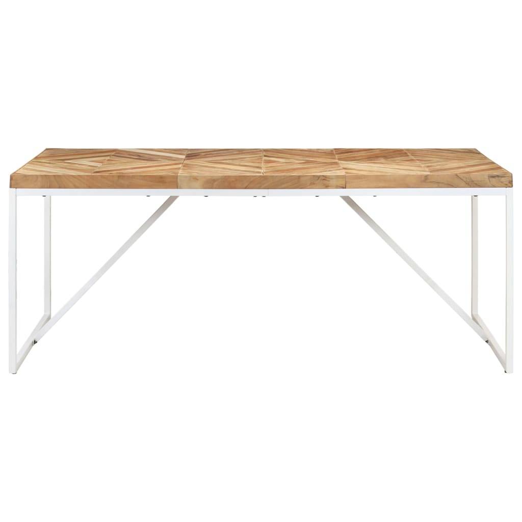 vidaXL Esstisch 180x90x76 cm Akazie und Mango Massivholz