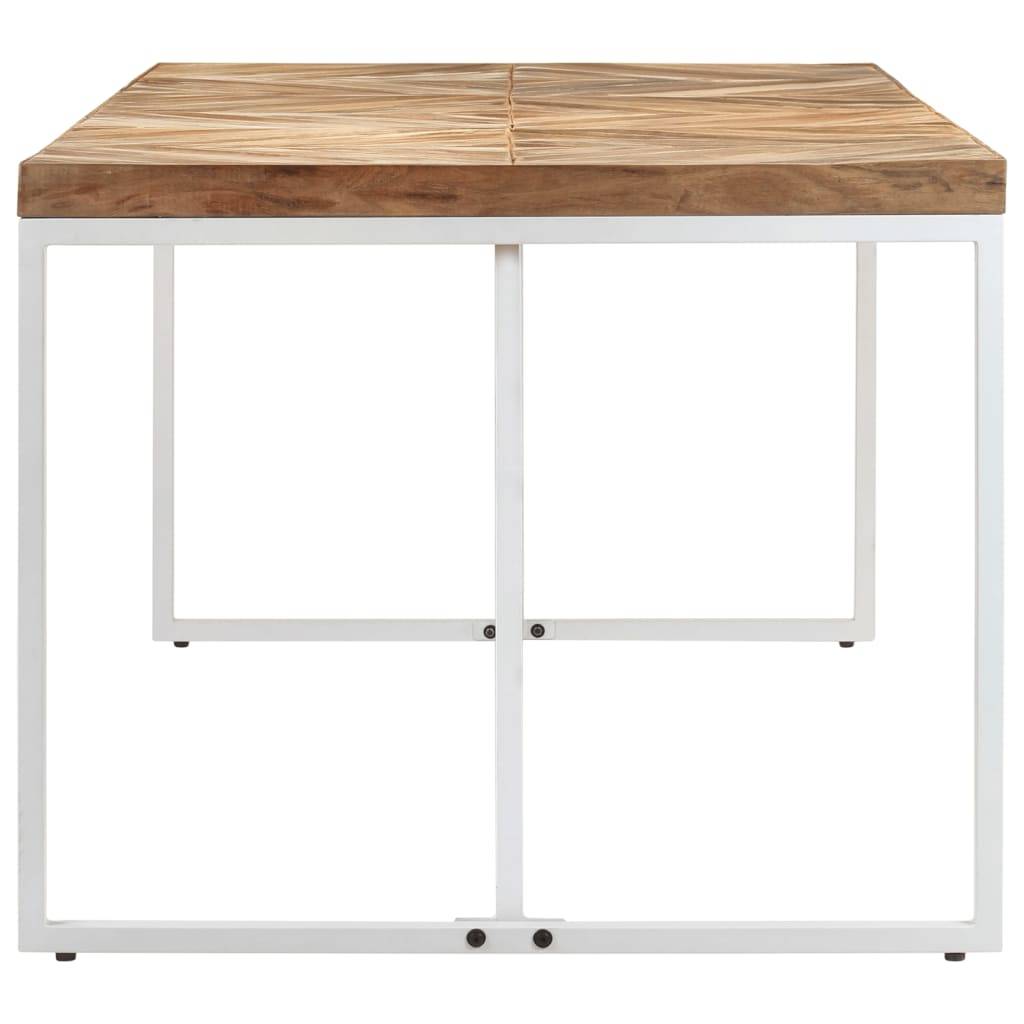 vidaXL Esstisch 180x90x76 cm Akazie und Mango Massivholz