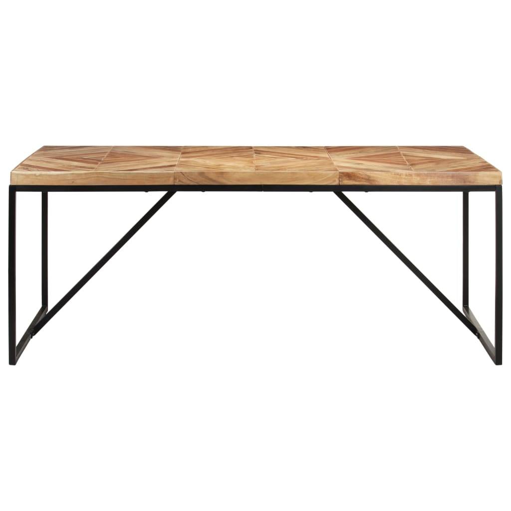vidaXL Esstisch 180x90x76 cm Akazie und Mango Massivholz
