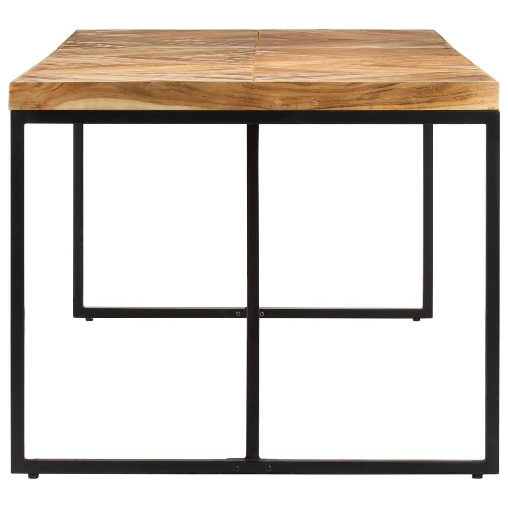 vidaXL Esstisch 180x90x76 cm Akazie und Mango Massivholz