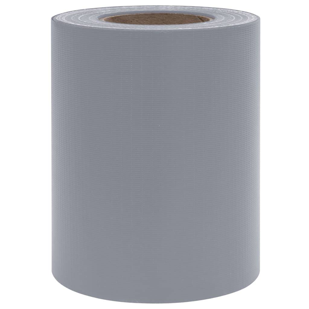 vidaXL Garten-Sichtschutz PVC 35x0,19 m Matt-Hellgrau