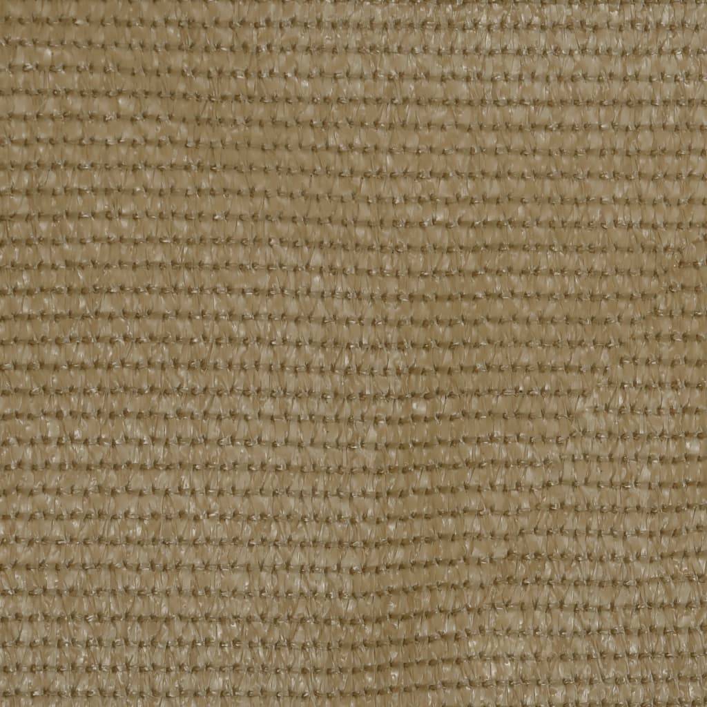 vidaXL Balkon-Sichtschutz Taupe 75x600 cm HDPE