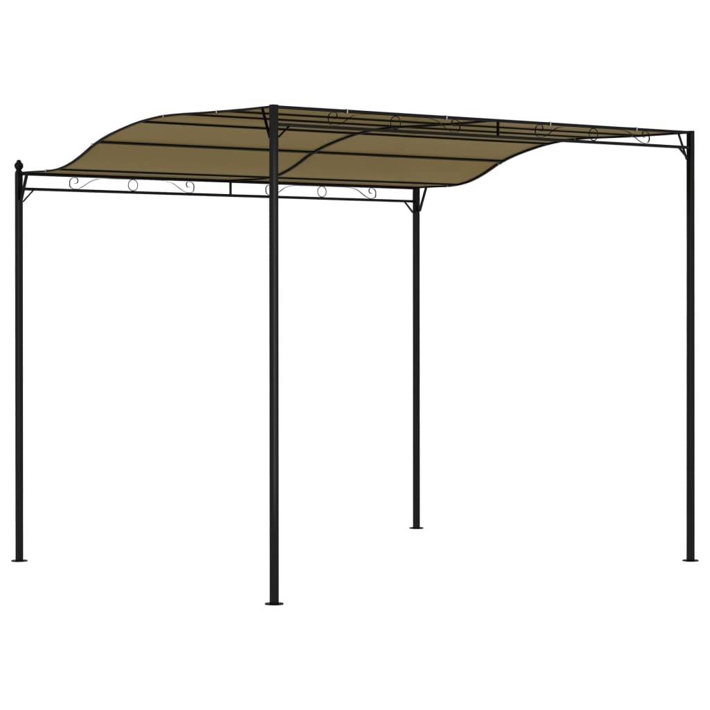 vidaXL Pavillon 3x2,4 m Taupe 180 g/m²