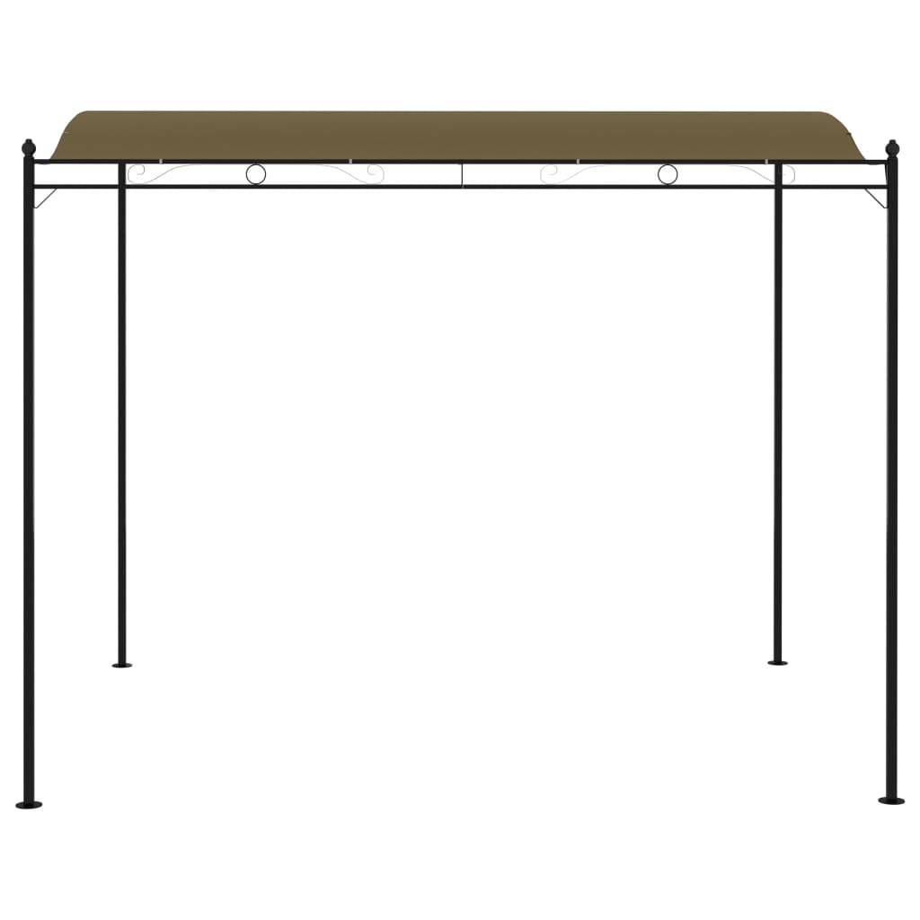 vidaXL Pavillon 3x2,4 m Taupe 180 g/m²