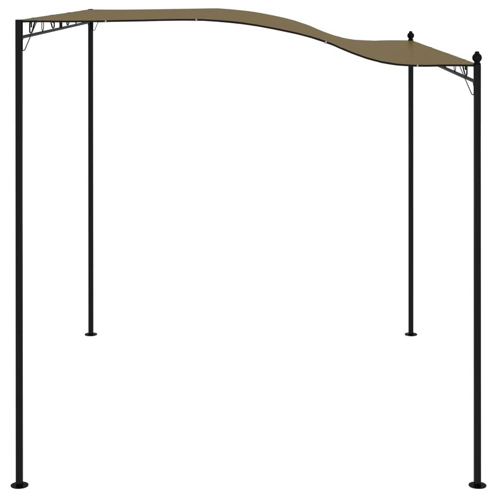 vidaXL Pavillon 3x2,4 m Taupe 180 g/m²