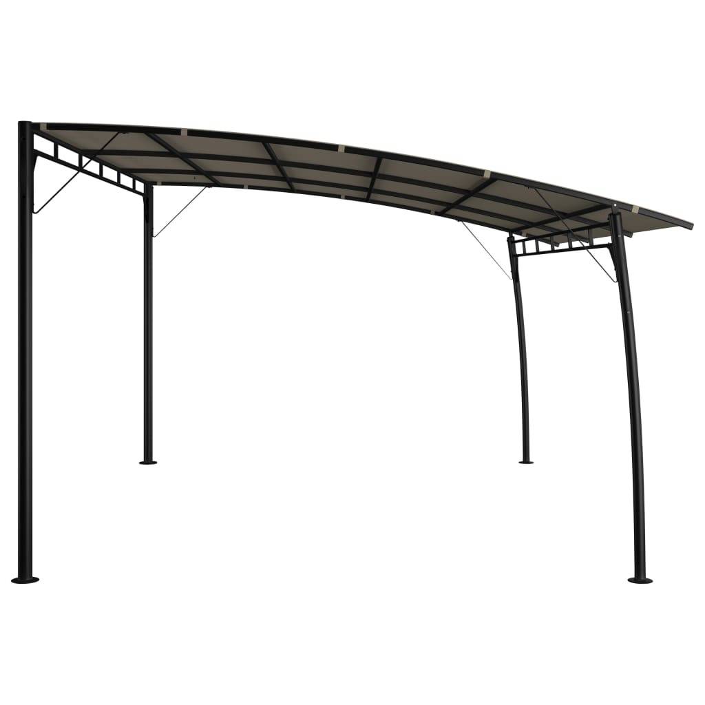 vidaXL Garten-Sonnenschutz 4x3x2,55 m Taupe