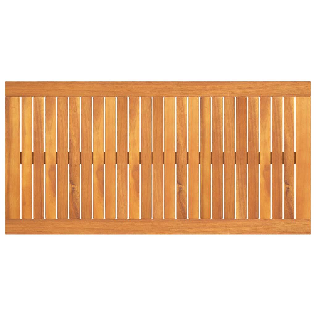 vidaXL Couchtisch 100x50x33 cm Massivholz Akazie