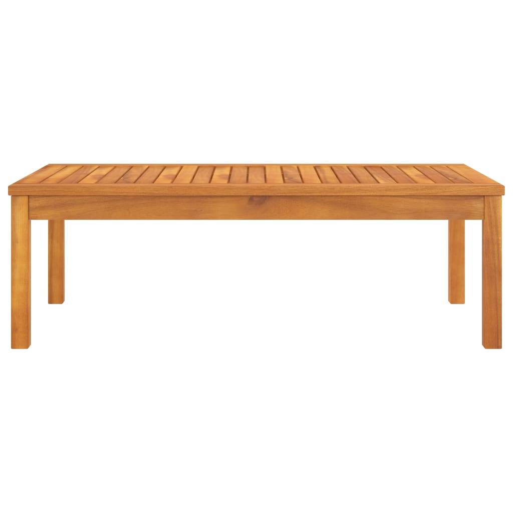vidaXL Couchtisch 100x50x33 cm Massivholz Akazie