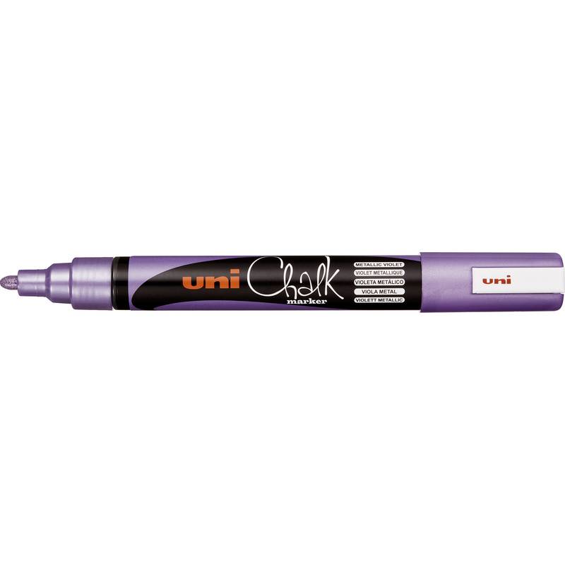uni-ball Kreidemarker Chalk marker PWE5M, violett metallic