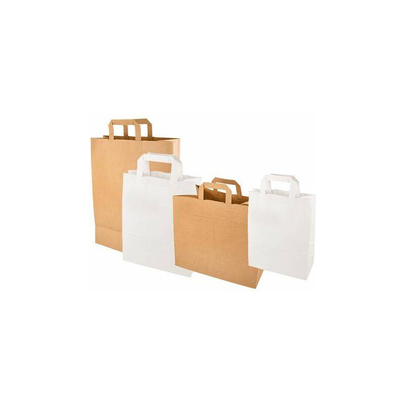 PAPSTAR Papier-Tragetasche, 180 x 100 x 220 mm, braun