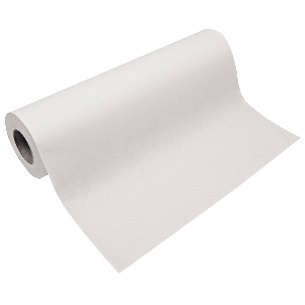 Liegenauflage auf Rolle, 132, weiß, B: 50cm, L: 50m