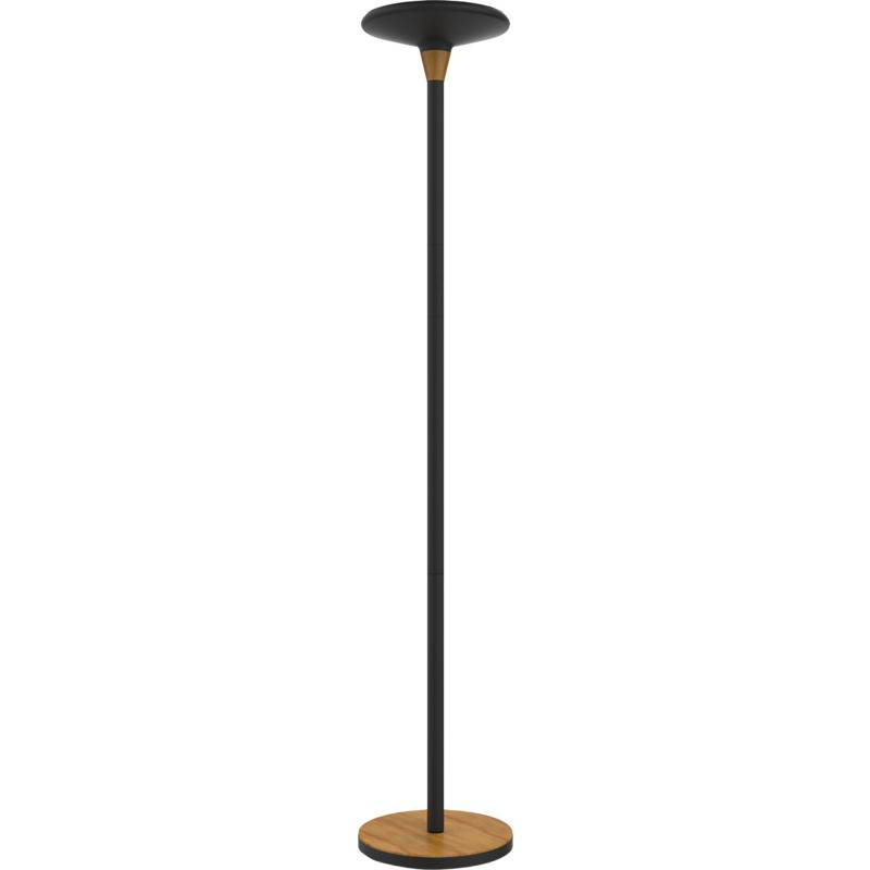UNiLUX LED-Deckenfluter BALY Bamboo, schwarz-bambus