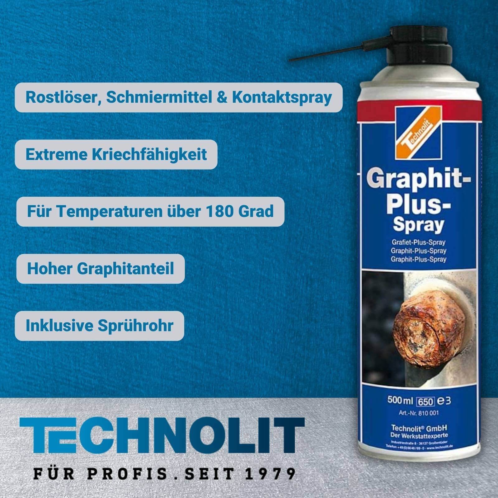 TECHNOLIT Graphit-Plus-Spray 500 ml