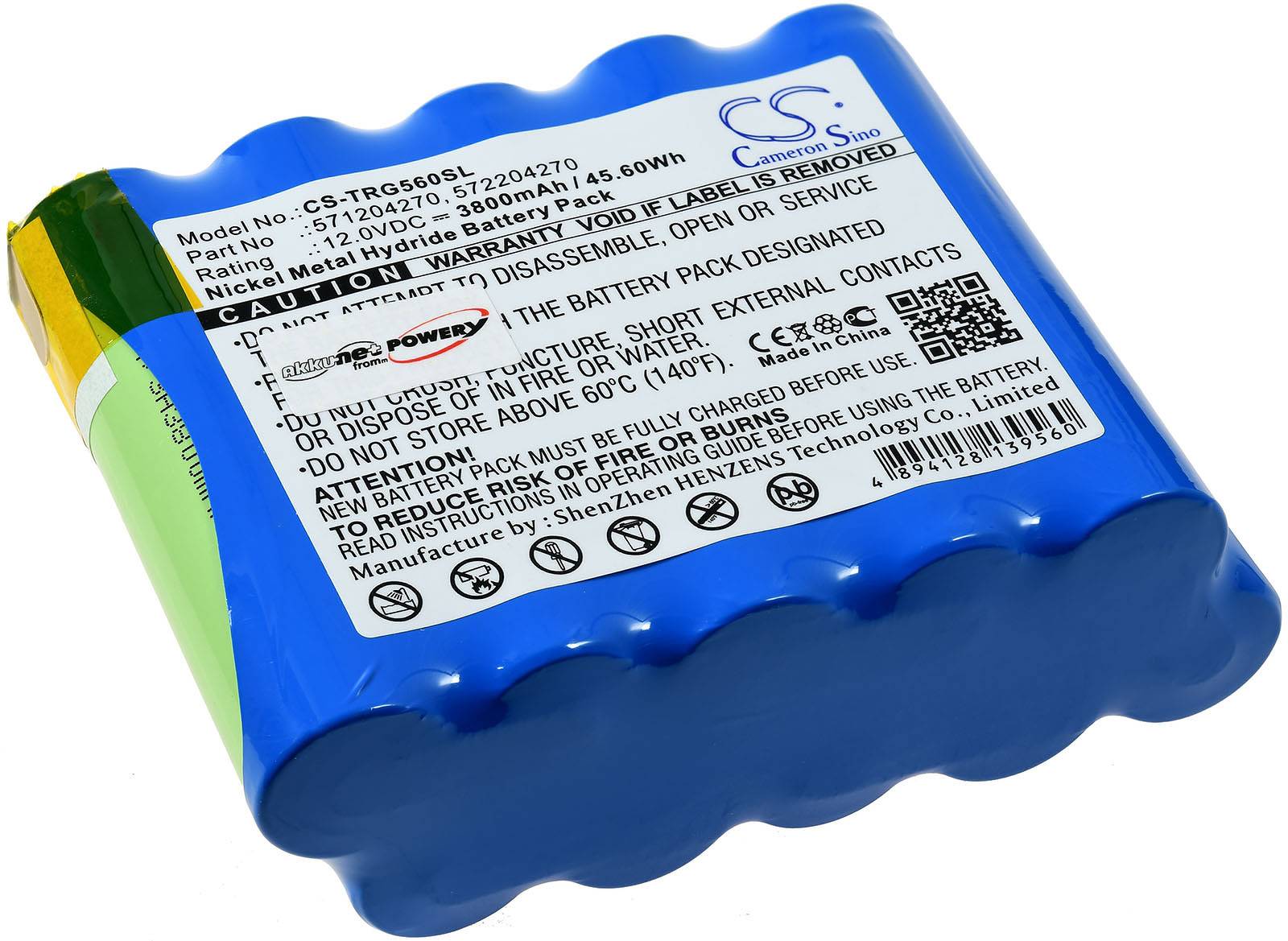 Powery Akku für Vermessungsgerät Trimble Geodimeter 5600, 12V, NiMH