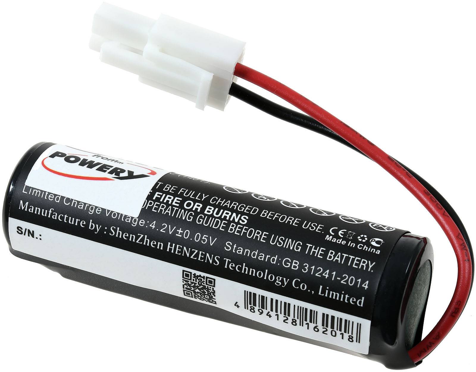 Powery Akku für Akkubesen Vileda VI409842, 3,7V, Li-Ion