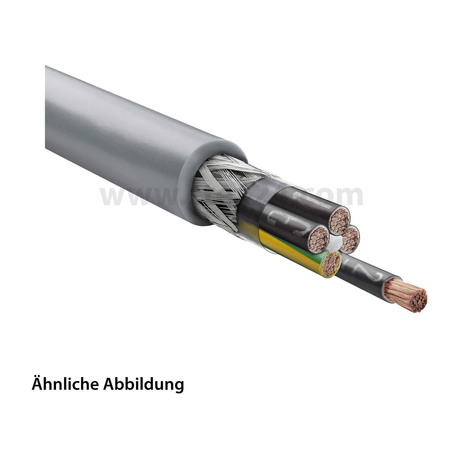 LAPP Stexoflam Steuerleitung CH 5G0,75mm² halogenfrei AD 7,9mm Nennspannung Uo/U 300V/500V - 100 Meter
