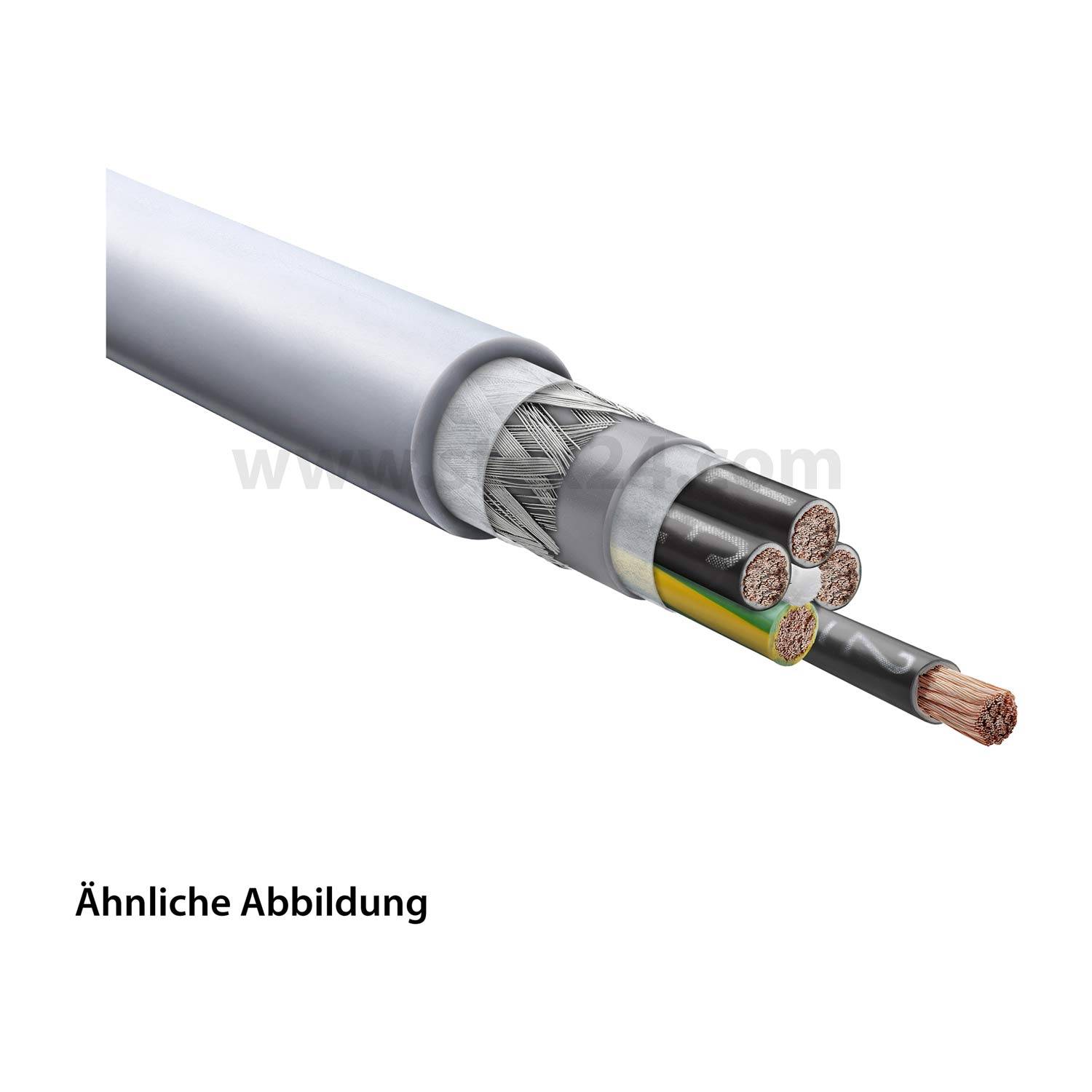 LAPP Stexoschlepp Steuerleitung CY 5G0,5mm² AD 8,6mm Nennspannung Uo/U 300V/500V - 100 Meter