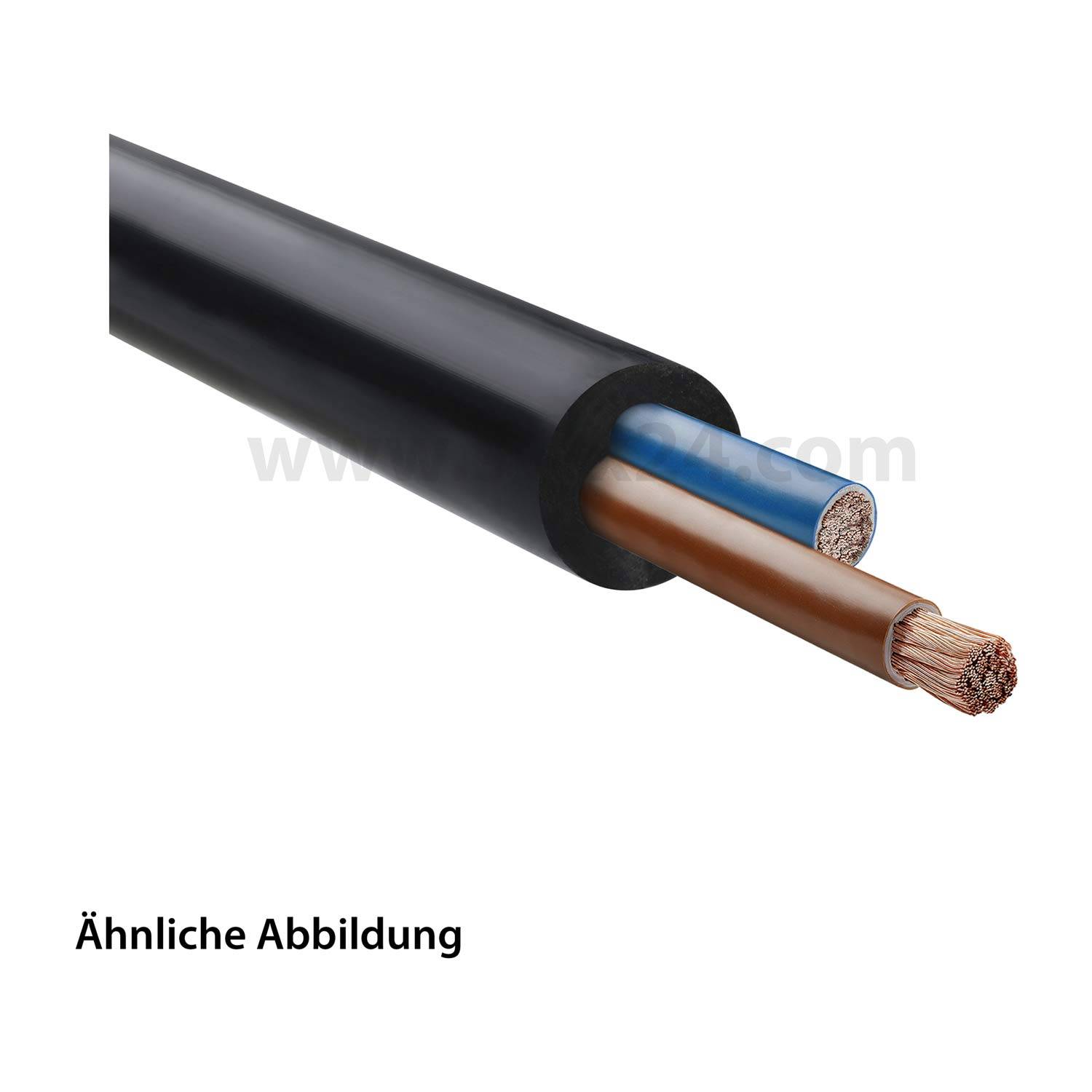 LAPP Stexotherm 180 V 2X0,75mm² Außenmantel verstärkt AD 6,4mm Nennspannung Uo/U 300V/500V - 100 Meter