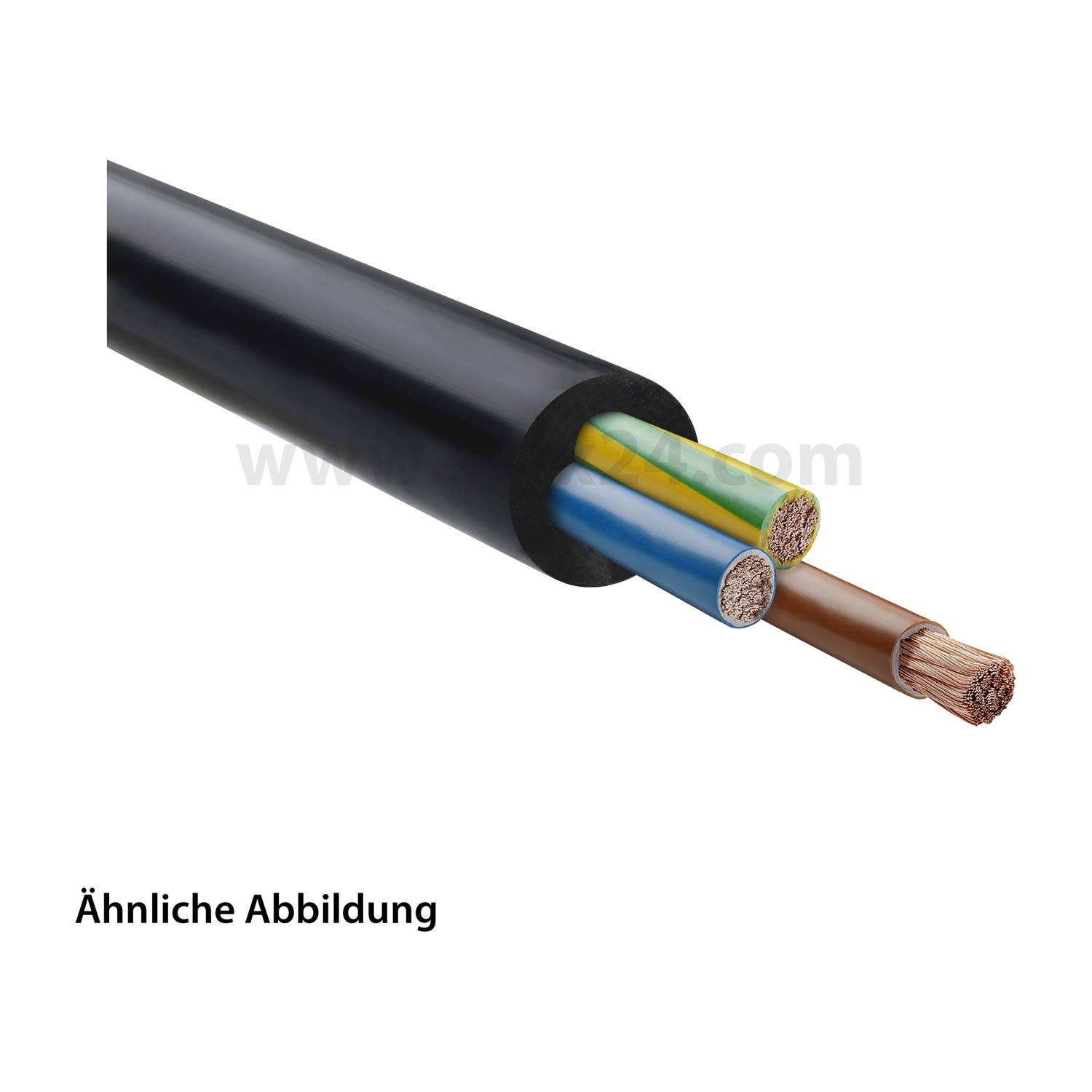 LAPP Stexotherm 180 V 3G1mm² Außenmantel verstärkt AD 7,2mm Nennspannung Uo/U 300V/500V - 100 Meter