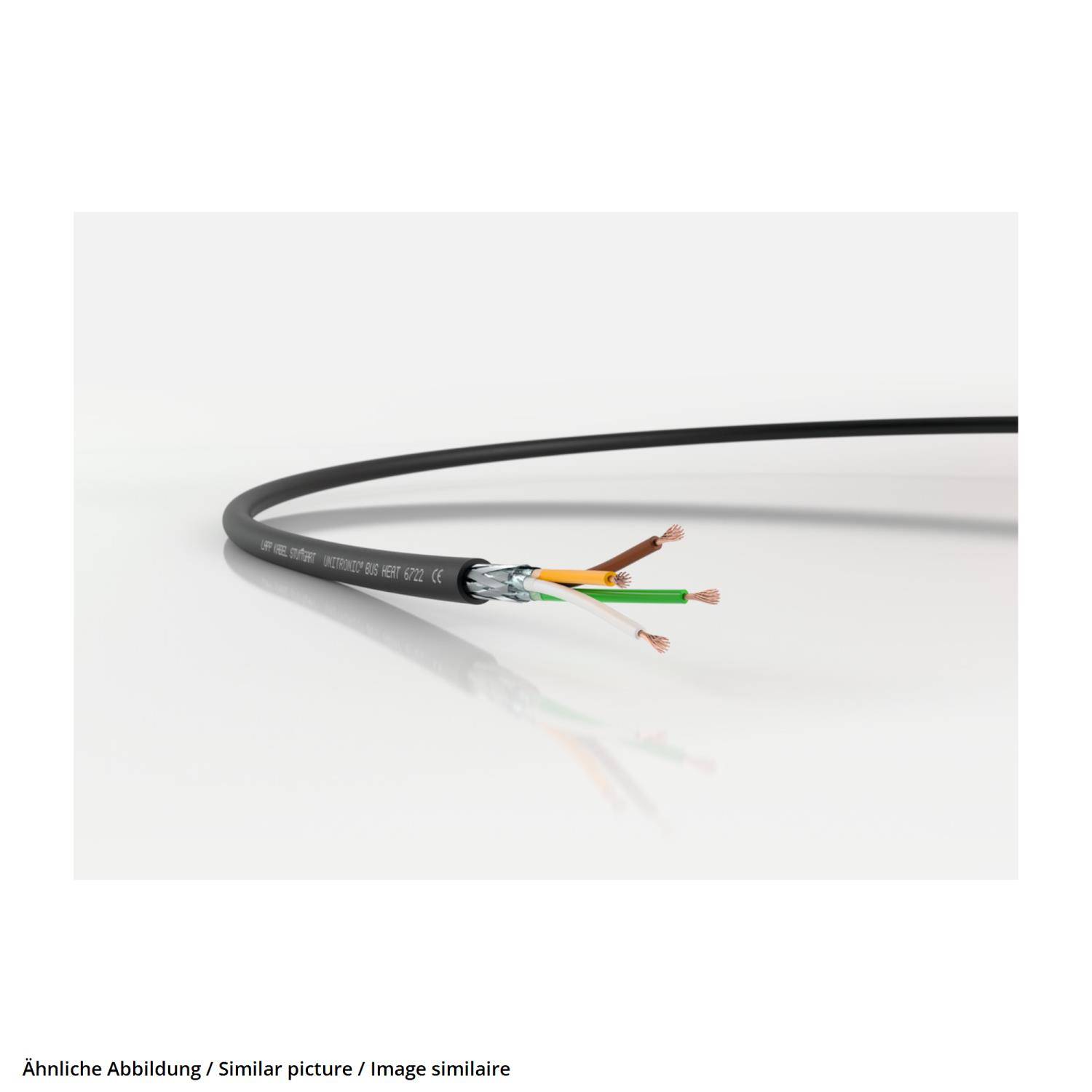 LAPP UNITRONIC BUS HEAT 6722 1x4x0,5 - 100 Meter