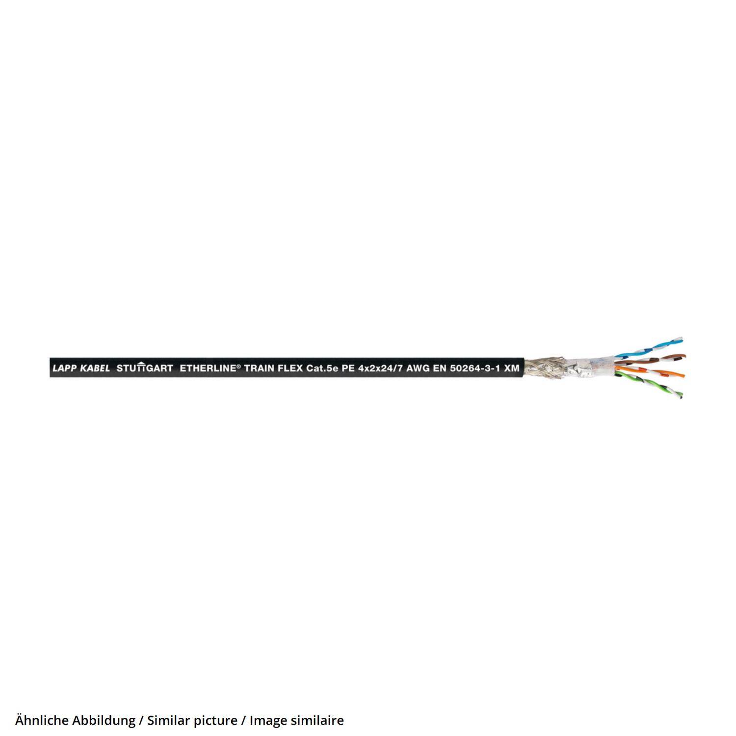 LAPP ETHERLINE TRAIN FLEX Cat.5e 1x4x22/7 PE - 100 Meter