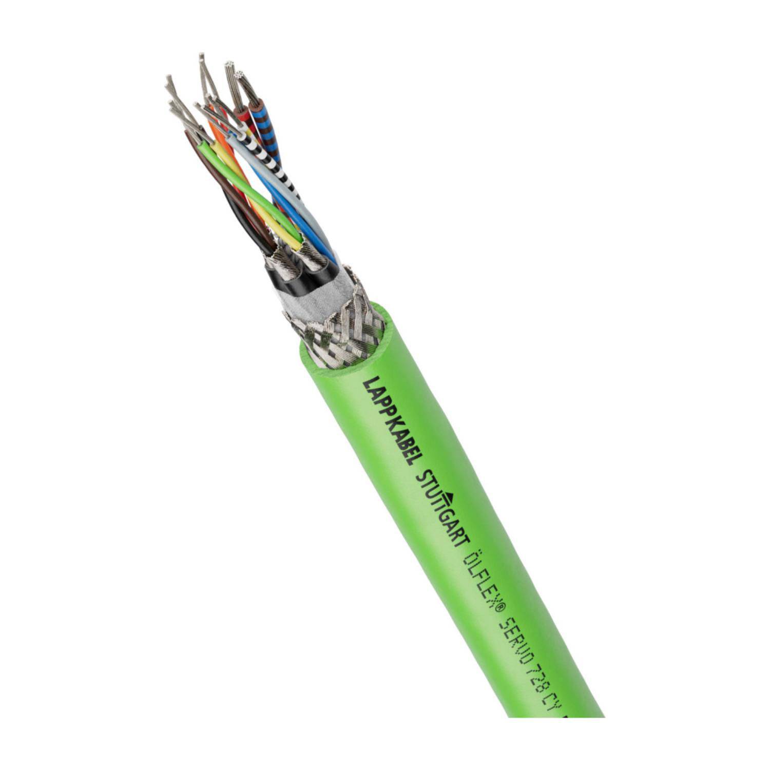 LAPP ÖLFLEX SERVO 728 CY (10x0,14+2x0,5) - 100 Meter