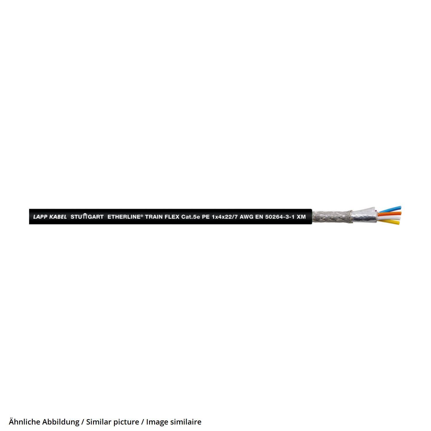 LAPP ETHERLINE TRAIN FLEX Cat.5e 1x4x22/7 PE - 100 Meter