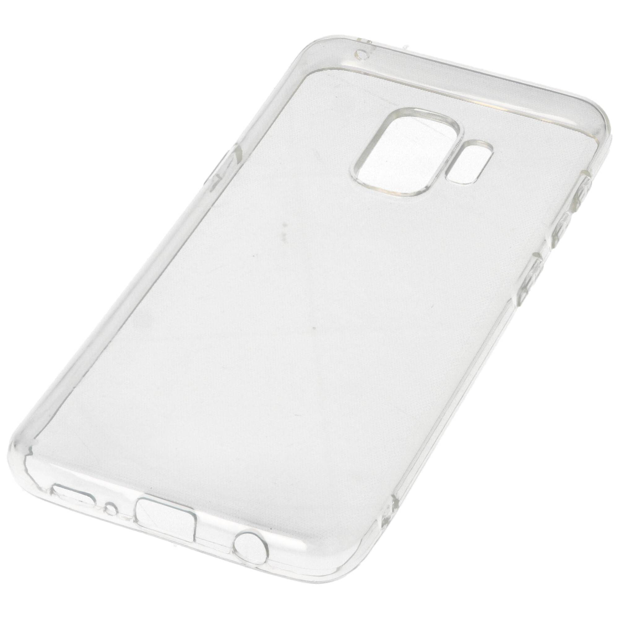 Hülle passend für Samsung Galaxy S9 - transparente Schutzhülle, Anti-Gelb Luftkissen Fallschutz Silikon Handyhülle robus