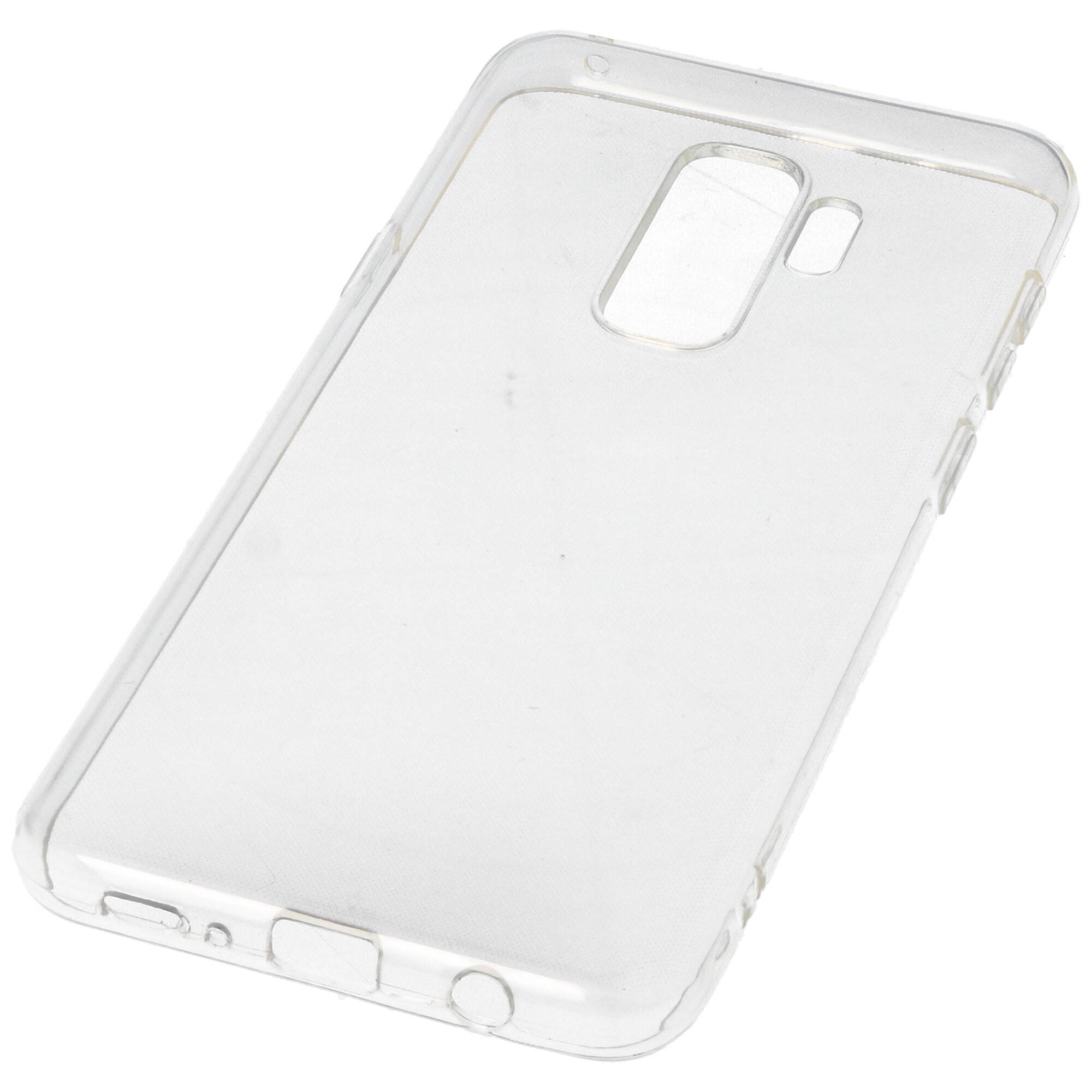 Hülle passend für Samsung Galaxy S9 Plus - transparente Schutzhülle, Anti-Gelb Luftkissen Fallschutz Silikon Handyhülle
