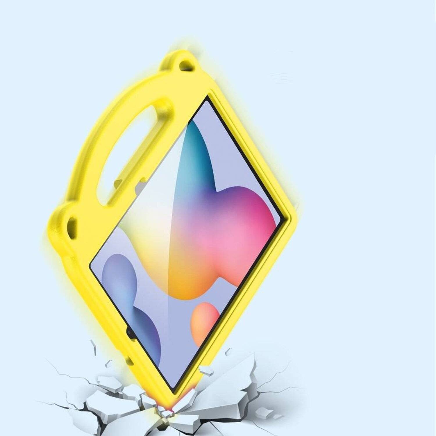 Dux Ducis Panda Armor Tablet Tasche Gehäuse für iPad Pro 11" 2020 Schutzhülle für Kinder + Standfunktion EVA Gelb