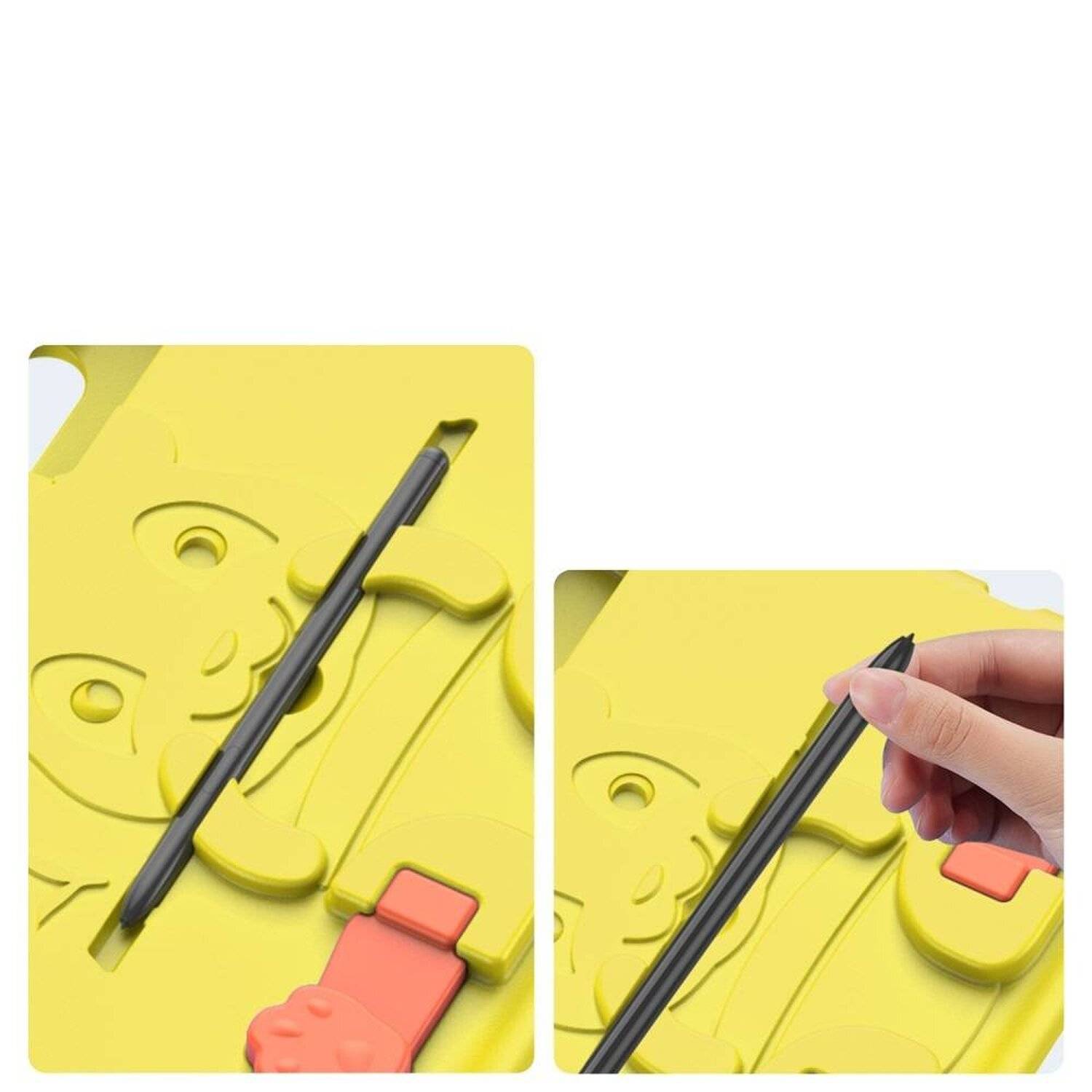 Dux Ducis Panda Armor Tablet Tasche Gehäuse für iPad Pro 11" 2020 Schutzhülle für Kinder + Standfunktion EVA Gelb