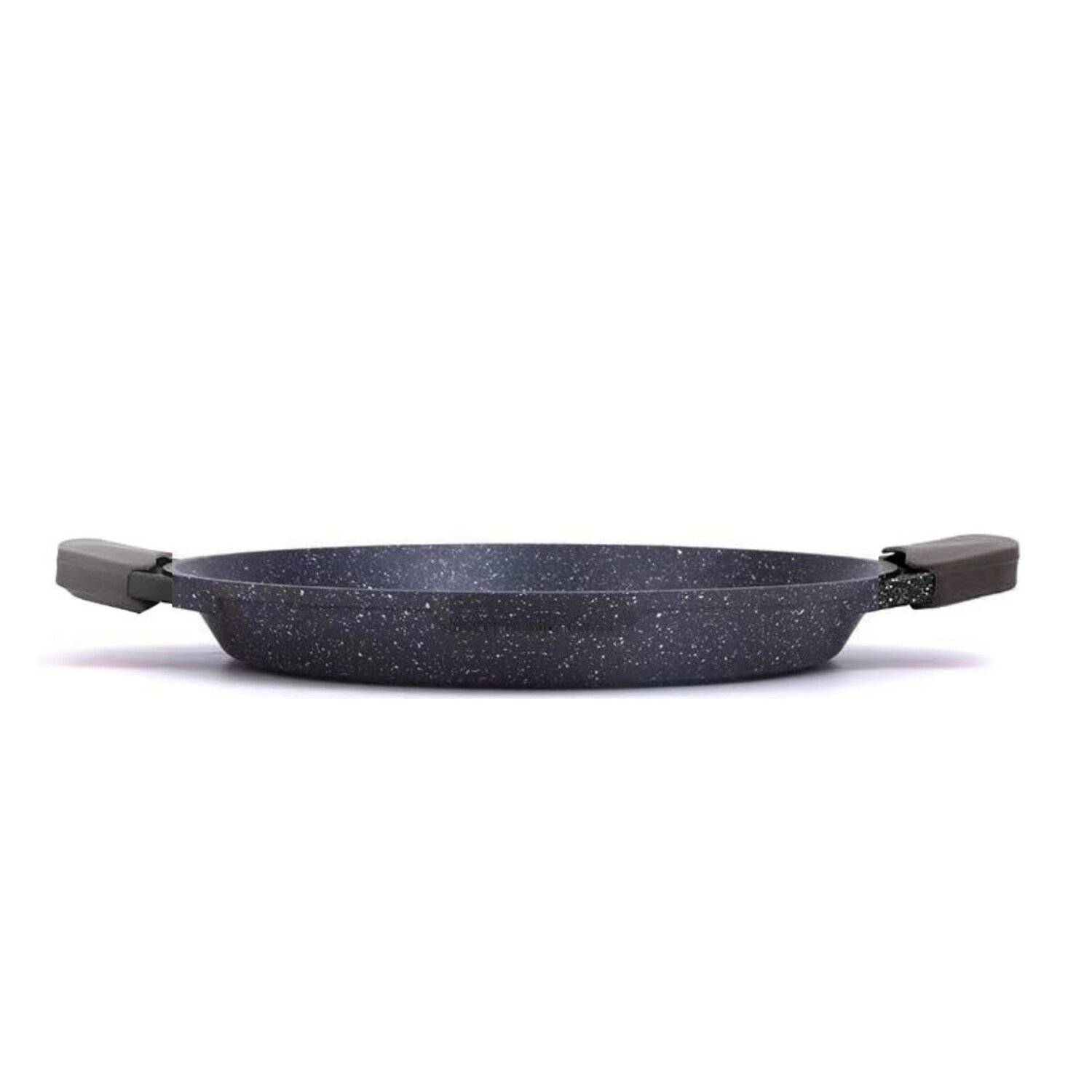Aluguss Paellapfanne Pfanne Paella Ø36 Induktion Silikongriffe Bratpfanne Backofen Grillpfanne