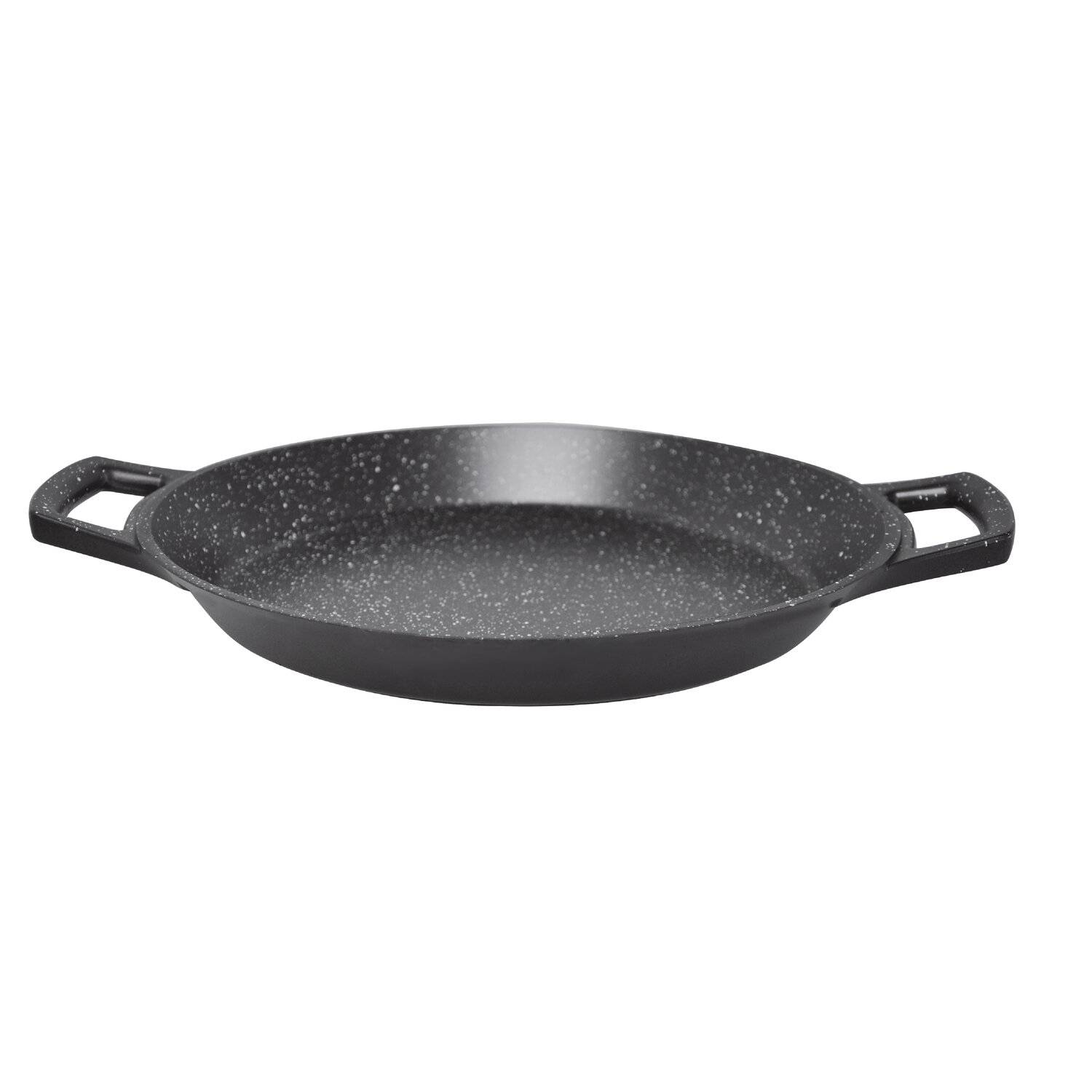 Aluguss Paellapfanne Pfanne Paella Ø36 Induktion Silikongriffe Bratpfanne Backofen Grillpfanne