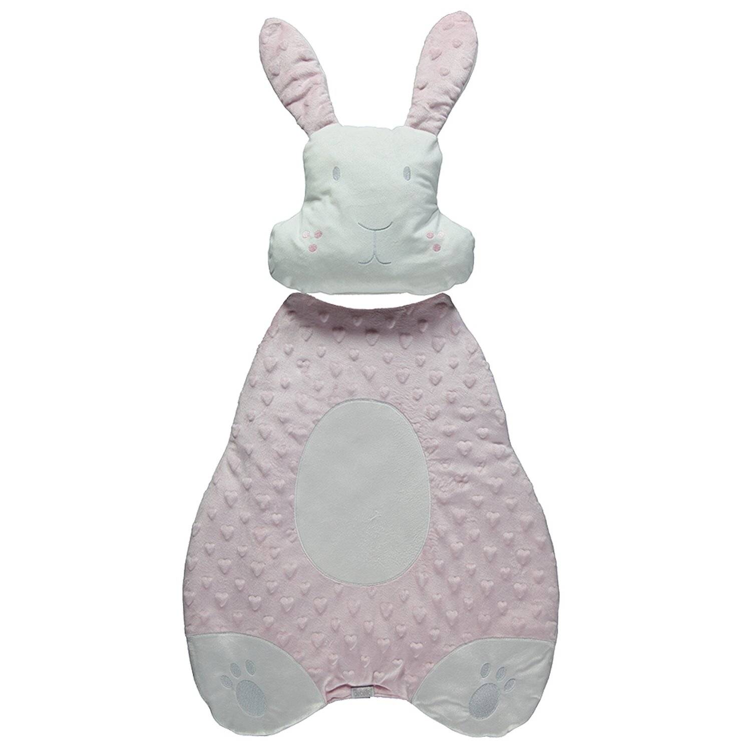 bebetto 2-Teilig 65cm Pucksack Schlafsack Neugeborene Baby Kinder Wickeldecke Decke Baumwolle Wickeltuch