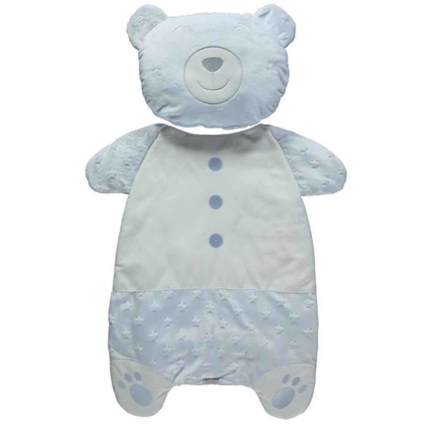 bebetto 2-Teilig 65cm Pucksack Schlafsack Neugeborene Baby Kinder Wickeldecke Decke Baumwolle Wickeltuch P-393