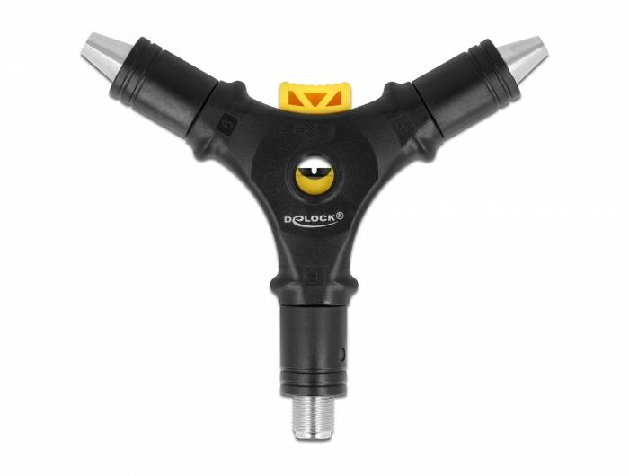 Delock 4 in 1 - Installationswerkzeug für Kabelanschlüsse
