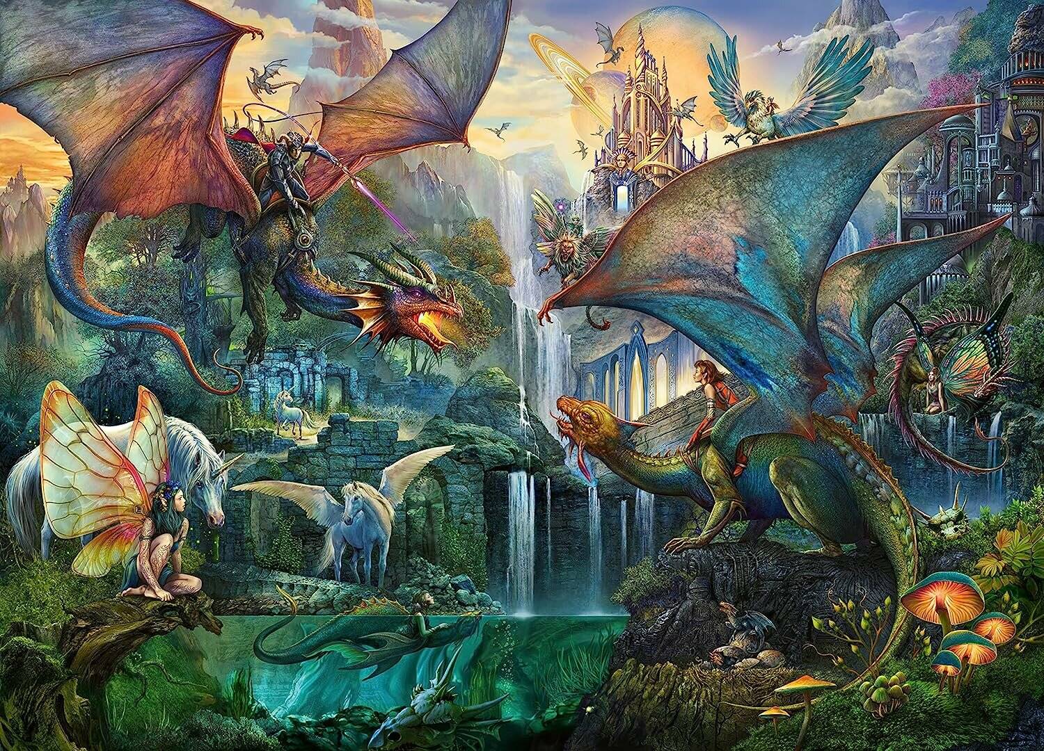 RAVENSBURGER Drachenwald Puzzle 9000 Teile