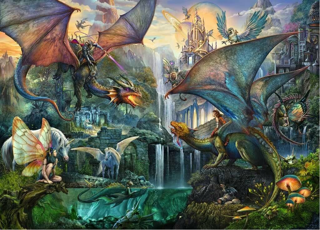 RAVENSBURGER Drachenwald Puzzle 9000 Teile