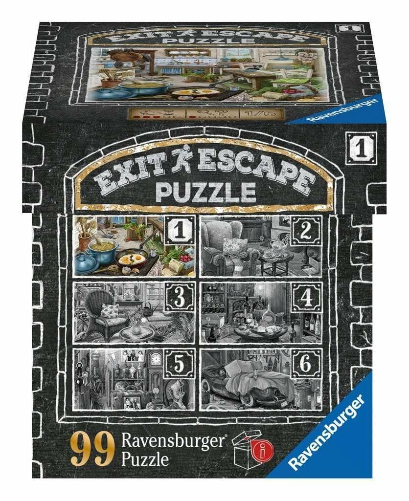 Schachtelvorderseite für Ravensburger „Exit Escape Puzzle