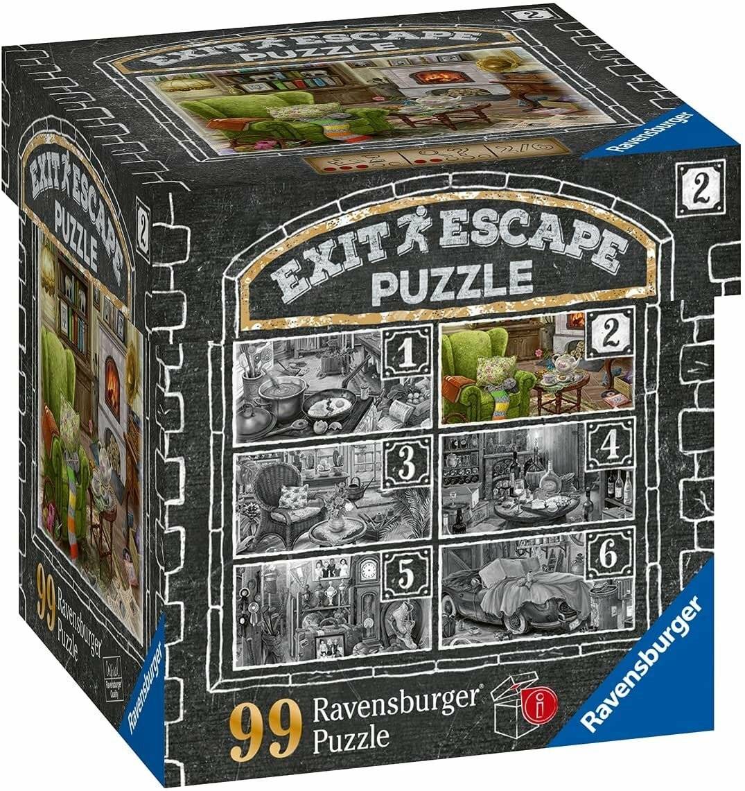 RAVENSBURGER Escape EXIT puzzle Haunted Mansion 2: Im Wohnzimmer 99 Teile
